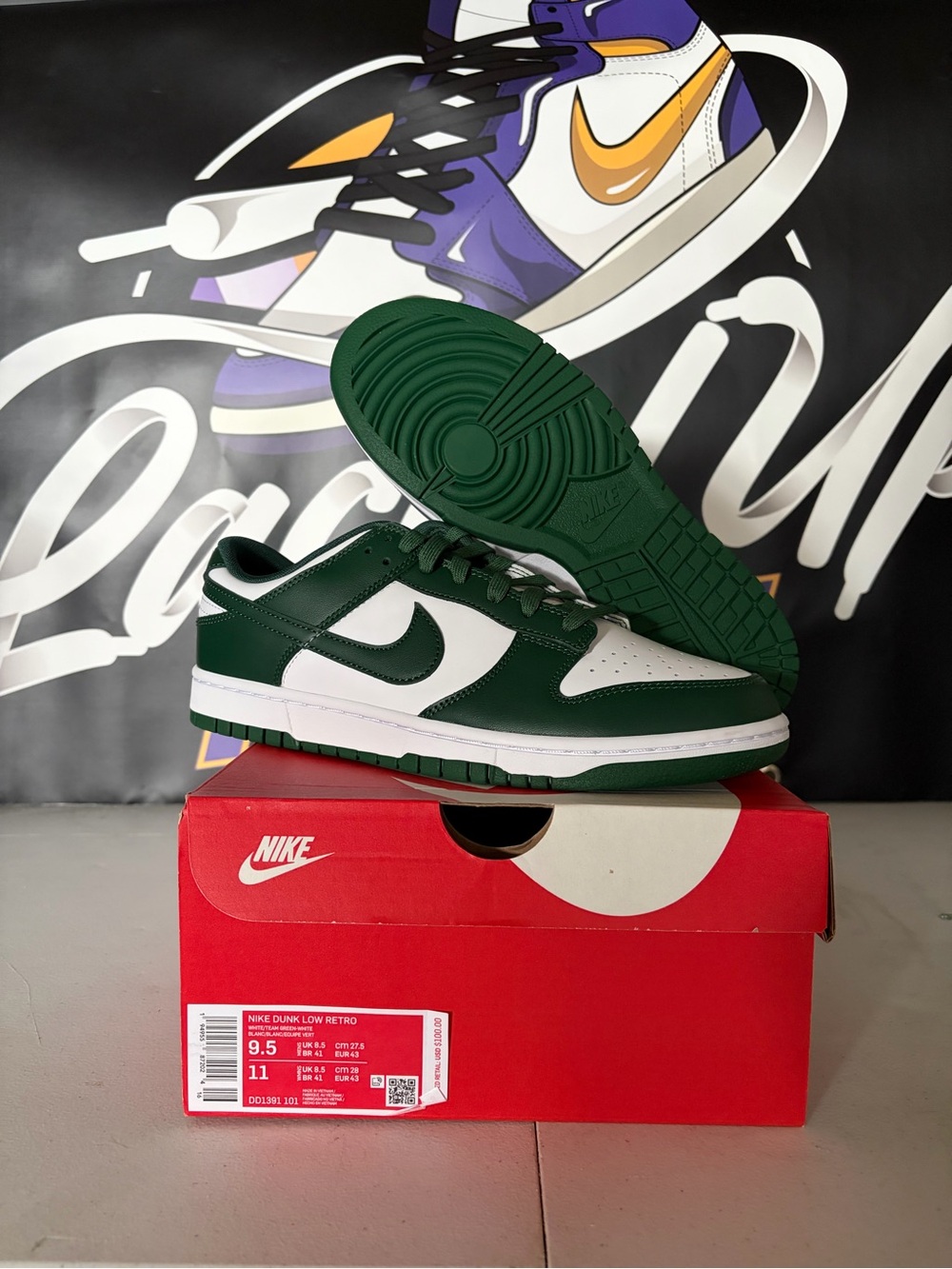 Nike Dunk Low MichiganState - Brand New Sneakers - Size 9.5